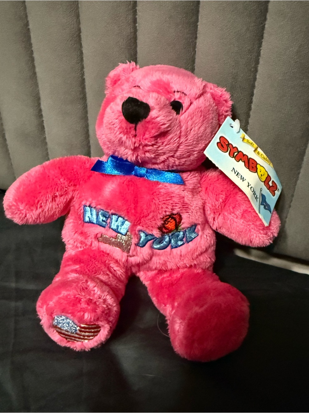 2008 Pink New York Teddy Bear Plush With Tag
